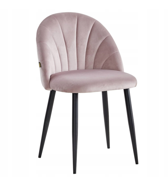 KRZESŁO TAPICEROWANE ROYAL BRUDNY FIOLET HY-618