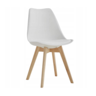 KRZESŁO Z PODUSZKĄ BIAŁE P-207