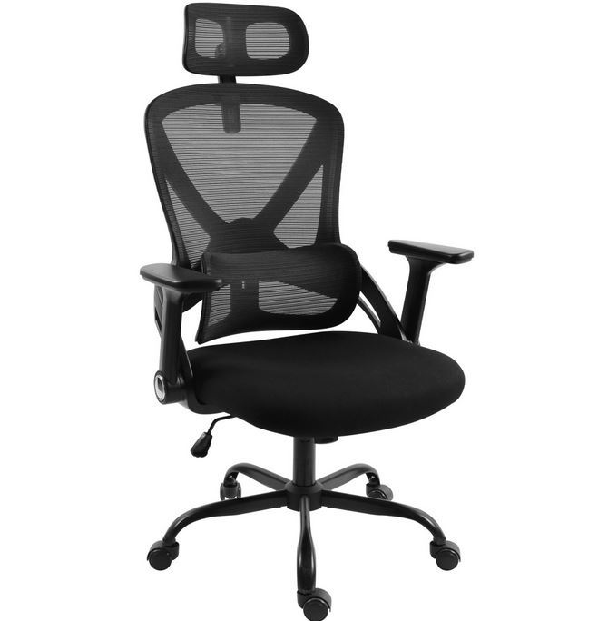 FOTEL BIUROWY KRAKEN OLIMP CZARNY 6202