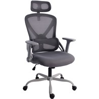 FOTEL BIUROWY KRAKEN OLIMP SZARY 6202