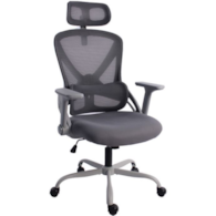 FOTEL BIUROWY KRAKEN OLIMP SZARY 6202