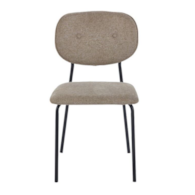 KRZESŁO TAPICEROWANE KAWA HENRY EDC1725