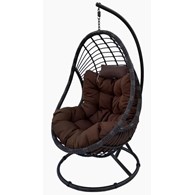 FOTEL WISZACY SR8001 XXL CZEKOLADOWY BRĄZ – BR