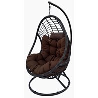 FOTEL WISZĄCY  SR8001 XL CZEKOLADOWY BRĄZ -BR