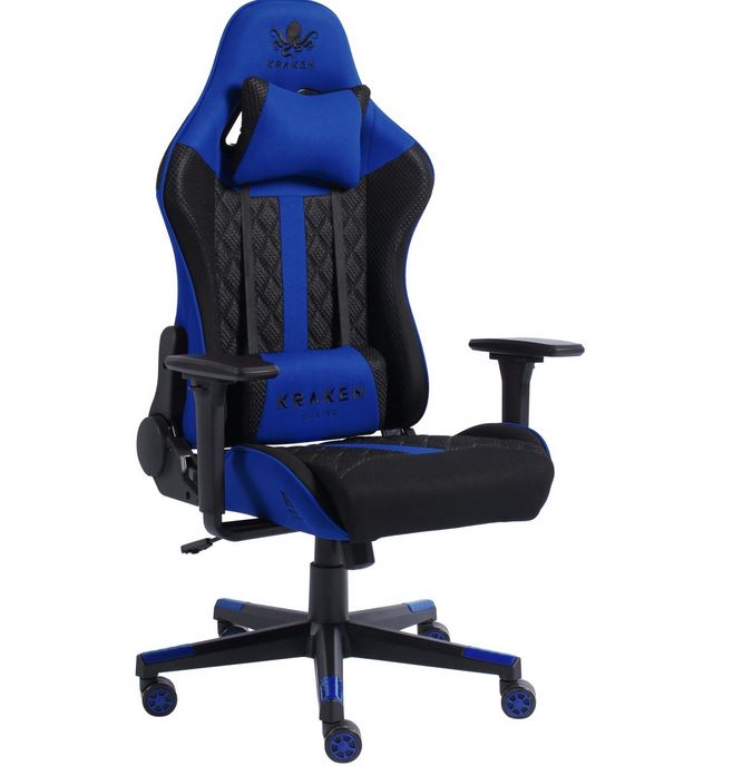 FOTEL HELIOS MARTERIAŁOWY NIEBIESKI 5934