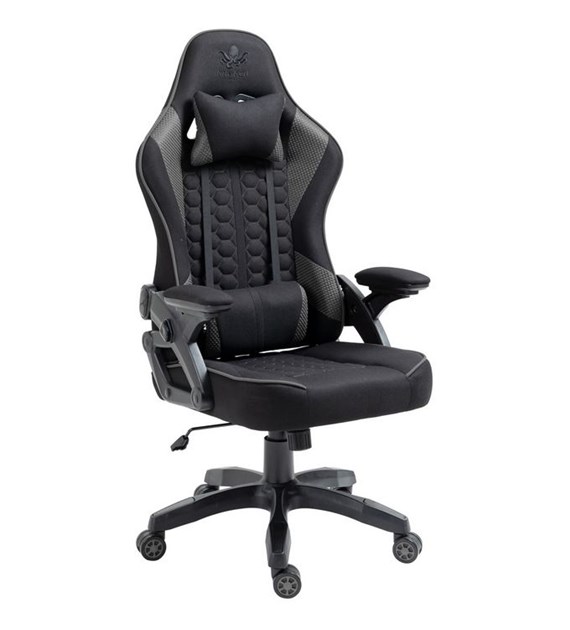 FOTEL GRACZA KRAKEN FEYTON GRAFIT MATERIAŁ 5926