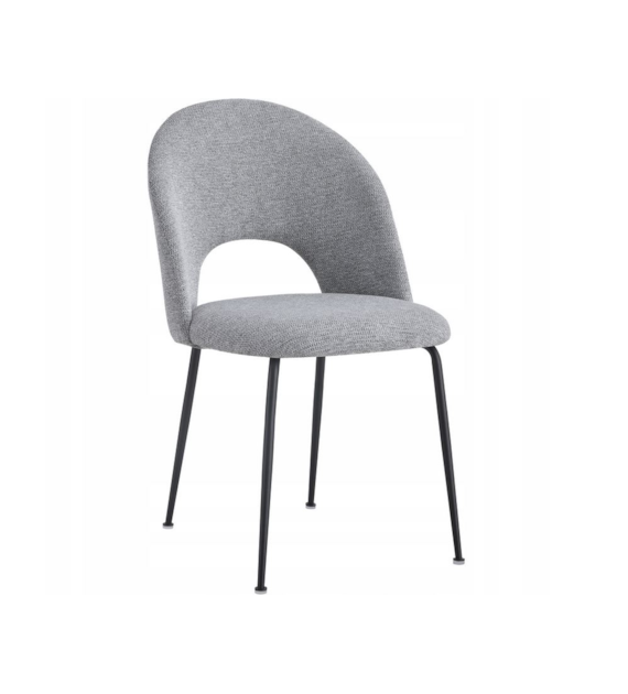 KRZESŁO TAPICEROWANE MEGAN SZARY C-888