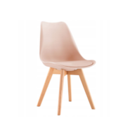 KRZESŁO Z PODUSZKĄ RÓŻOWE P-207