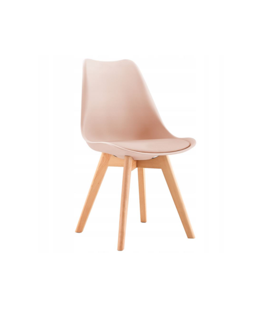KRZESŁO Z PODUSZKĄ RÓŻOWE P-207
