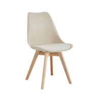 KRZESŁO Z PODUSZKĄ BEŻOWY P-207