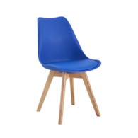 KRZESŁO Z PODUSZKĄ GRANATOWY P-207