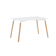 STÓŁ DSW DREWNIANY BIAŁY 120x80x74,5CM WT-03