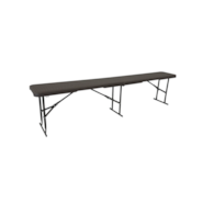 ŁAWKA CATERINGOWA RATTANOWA SKŁADANA 183x28x43CM