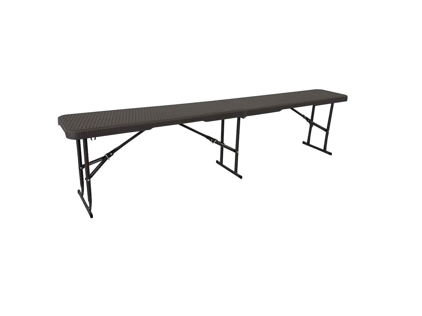 ŁAWKA CATERINGOWA RATTANOWA SKŁADANA 183x28x43CM