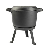 KOCIOŁEK ŻELIWNY 3W1 GARNEK MYŚLIWSKI 8L SEBP7S