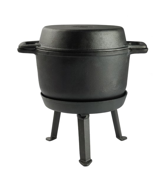 KOCIOŁEK ŻELIWNY NIEEMALIOWANY 3W1 10L SEBP10S