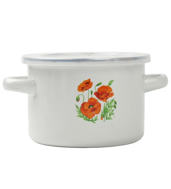 GARNEK EMALIOWANY MAKI 12CM Z/P MAK-1