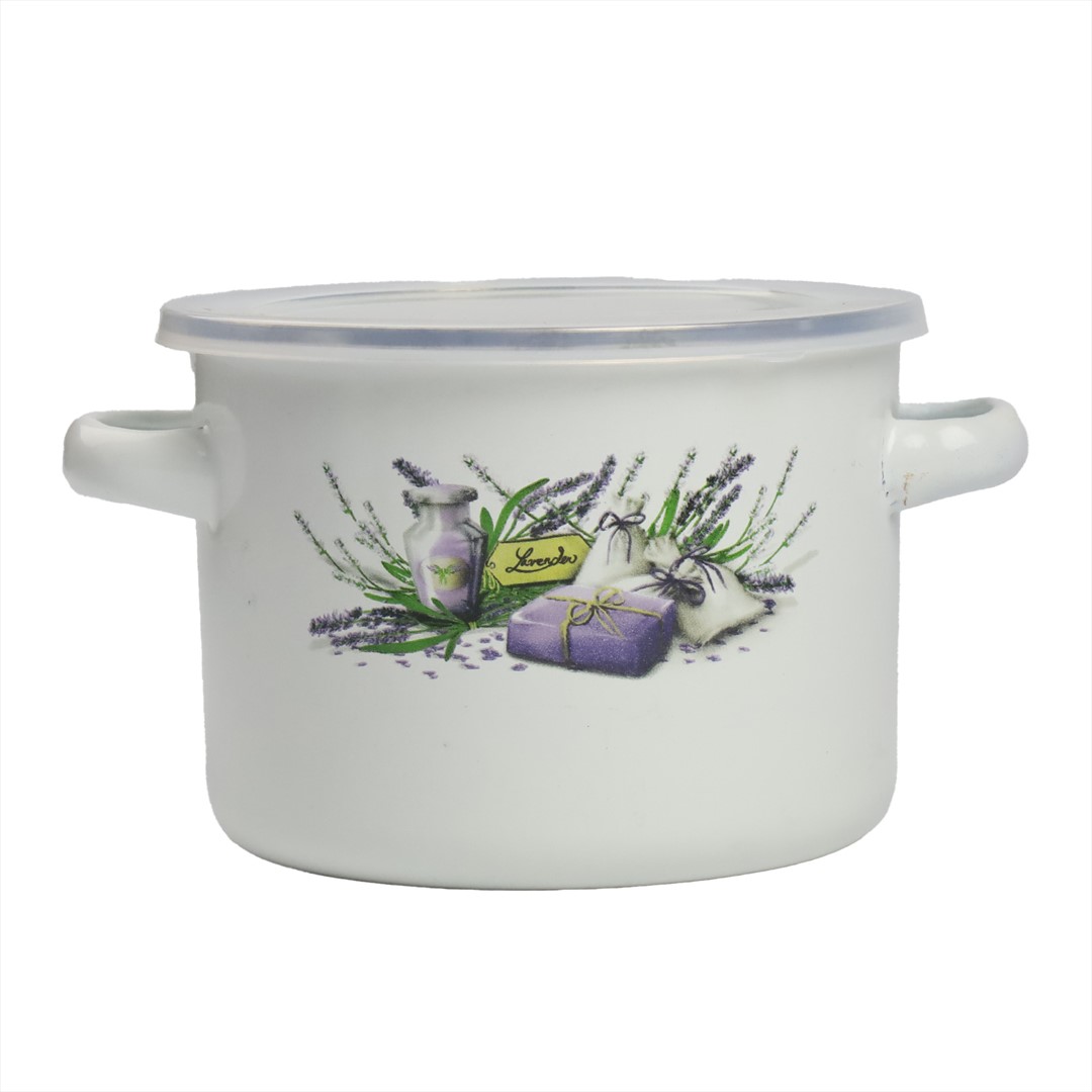 GARNEK EMALIOWANY LAWENDA 14CM Z/P 
FLD-L0096