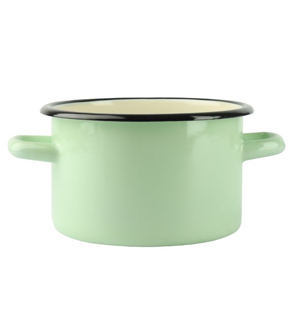 GARNEK EMALIOWAŁADKI SELEDYN B/P 2L 16CM  VK-1610