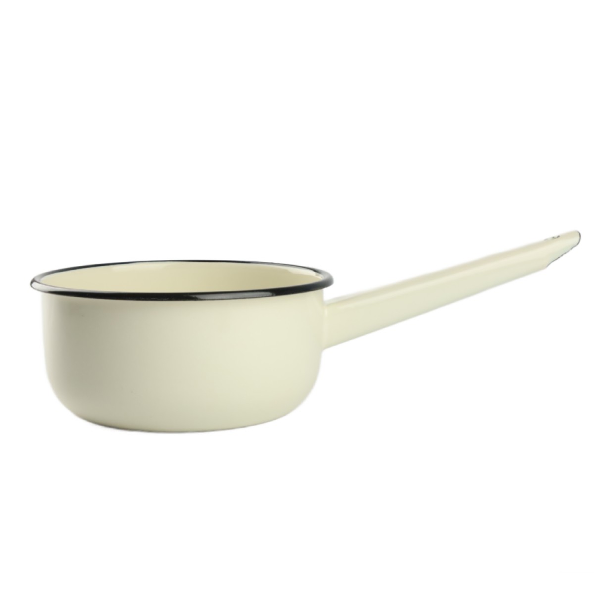 RONDEL EMALIOWANY GŁADKI BEŻ FI16CM 1,5L VK-21082