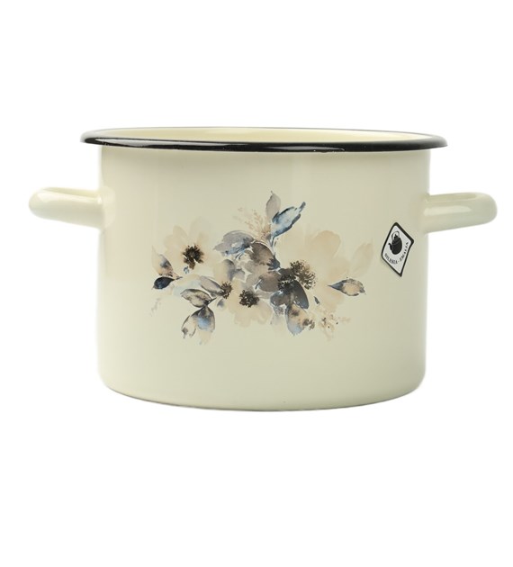 GARNEK ZDOBIONY JAŚMIN 3L 18CM BEZ POKRYWY VK-1612