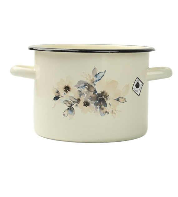 GARNEK ZDOBIONY JAŚMIN 3L 18CM BEZ POKRYWY VK-1612