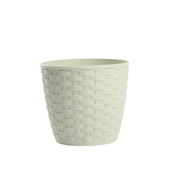 DONICZKA RATTAN BIAŁA 12X11CM VK114055