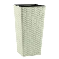 DONICZKA RATTAN WYSOKA BIAŁA 22X22X41CM VK115040