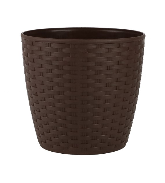 DONICZKA RATTAN BRĄZ 16X15CM VK114056