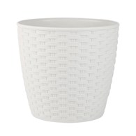 DONICZKA RATTAN BIAŁA 16X15CM VK114056