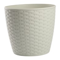 DONICZKA RATTAN BIAŁA 20X18CM VK114057