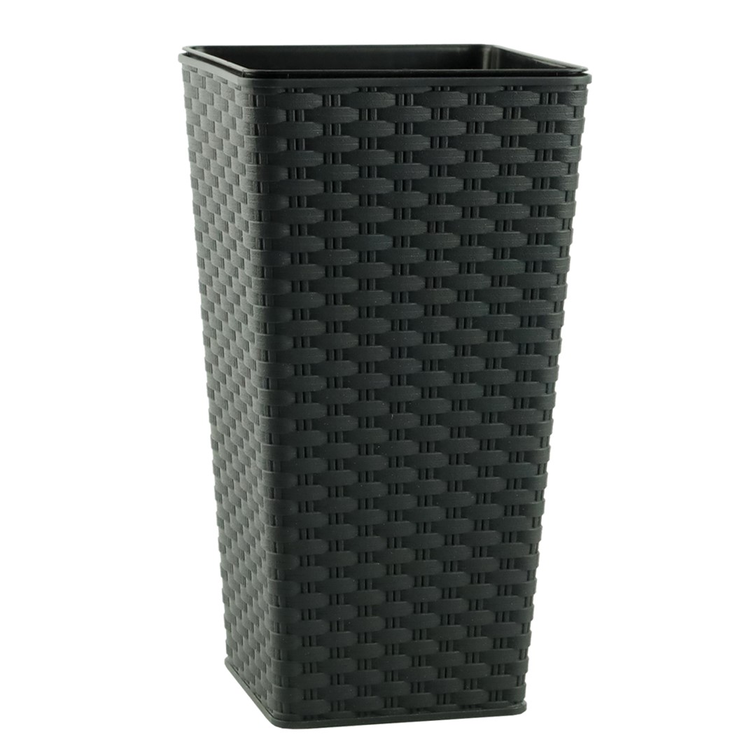 DONICZKA RATTAN WYSOKA GRANIT 16X16X30CM VK115039
