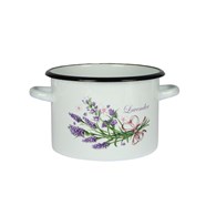 GARNEK ZDOBIONY LAWENDA 3L 18CM B/P VK-1612