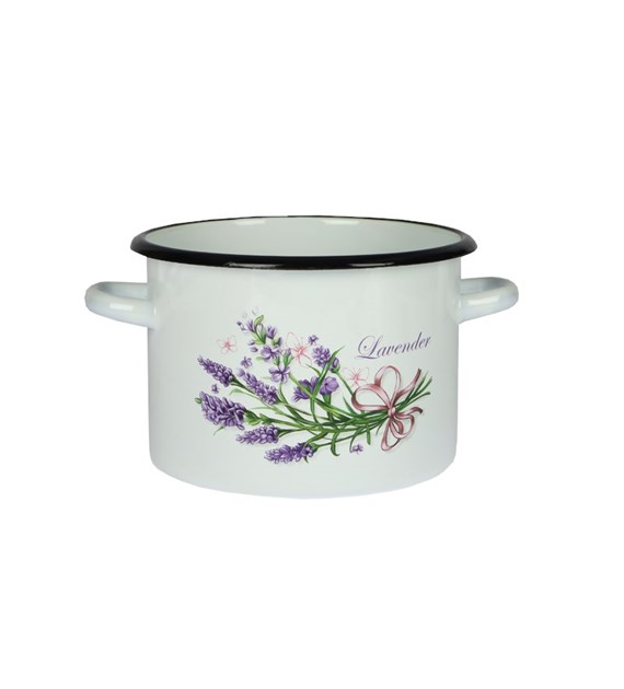 GARNEK ZDOBIONY LAWENDA 3L 18CM B/P VK-1612