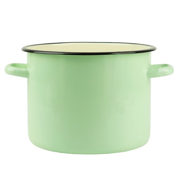 GARNEK EMALIOW GŁADK SELEDYN B/P 5,5L 22CM VK-1617