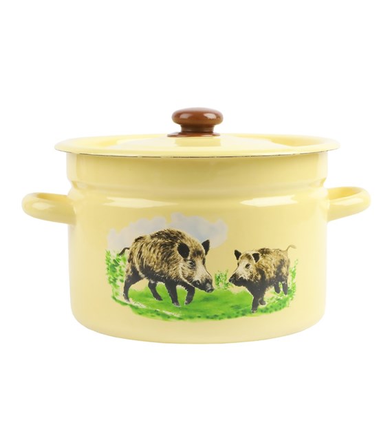 GARNEK ZDOBIONY DZIK 9L, 26CM VK-1621