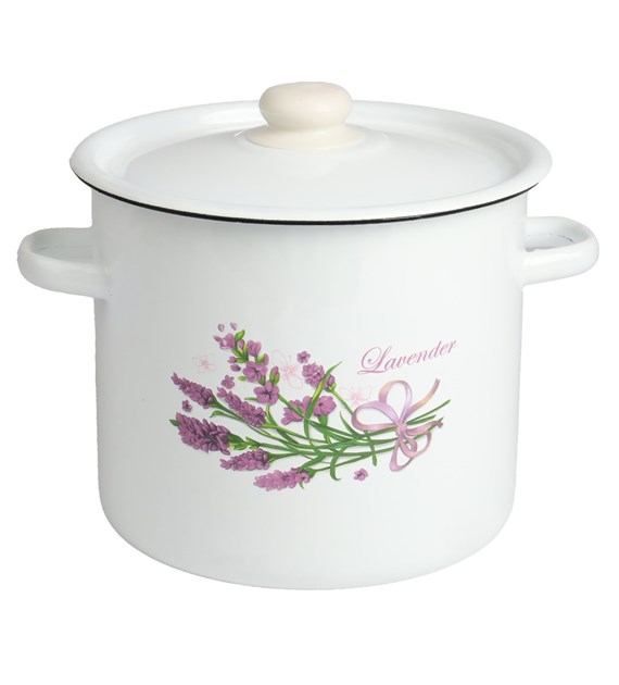 GARNEK ZDOBIONY LAWENDA 7L 22CM VK-1620 Z/P
