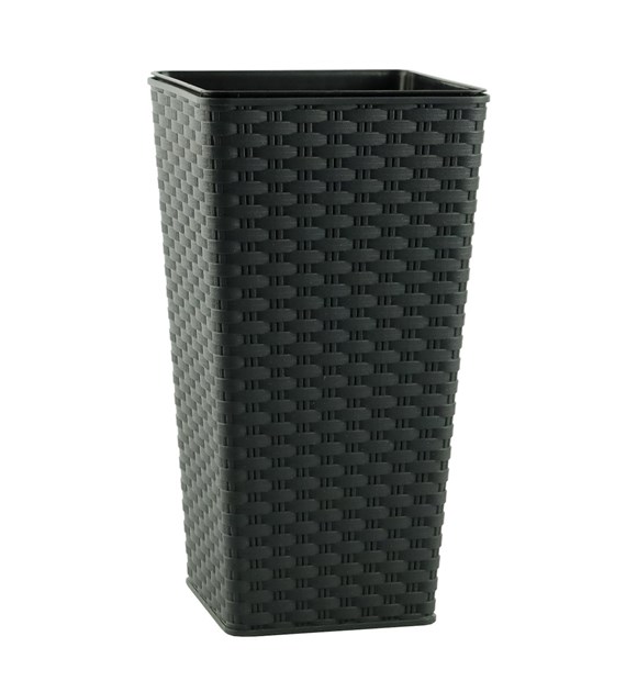 DONICZKA RATTAN WYSOKA GRANIT 22X22X41CM VK115040