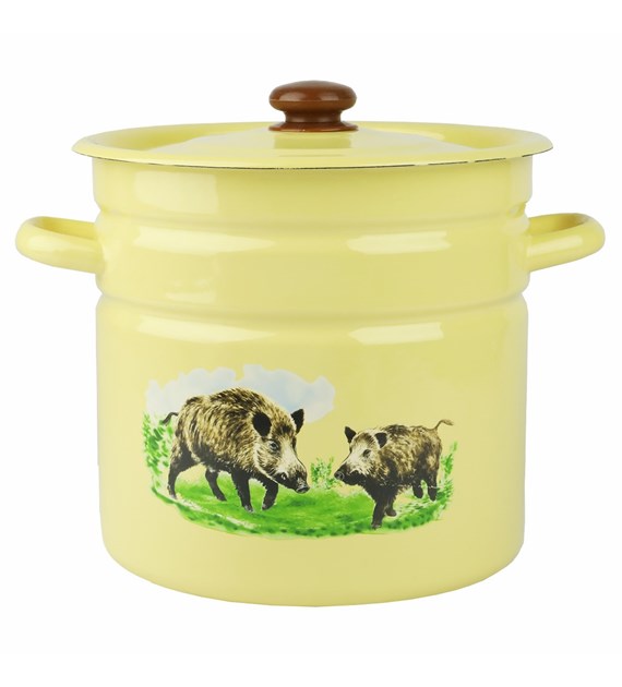 GARNEK ZDOBIONY DZIK 12L, 22CM VK-1624