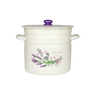 GARNEK EMALIA ZDOB LAWENDA 12L 26CM Z/P VK-1624