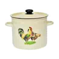 GARNEK ZDOBIONY KOGUT 7L, 22CM VK-1620