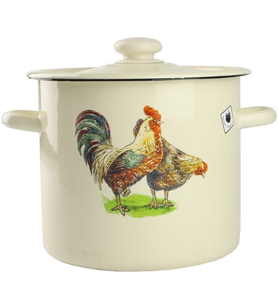 GARNEK ZDOBIONY KOGUT 7L, 22CM VK-1620