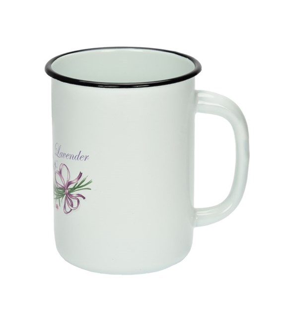 KUBEK EMALIOWANY LAWENDA 1,5L FI12CM VK-0108