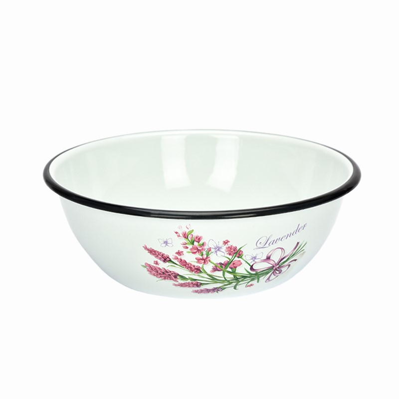 MISKA EMALIOWANA LAWENDA 2,5L VK-0311