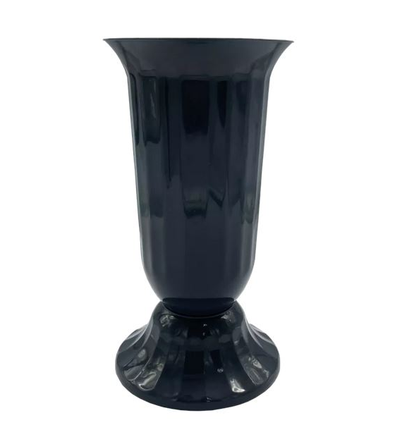 WAZON FLORA Z PODSTAWKĄ 29CM GRANIT VK