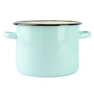 GARNEK EMALIA GŁADKI TURKUS B/P 4,5L 20CM  VK-1615
