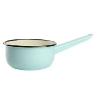 RONDEL EMALIA GŁADKI TURKUS FI16CM 1,5L VK-21082