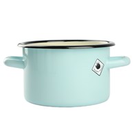 GARNEK EMALIA GŁADKI TURKUS B/P 2L 16CM  VK-1610