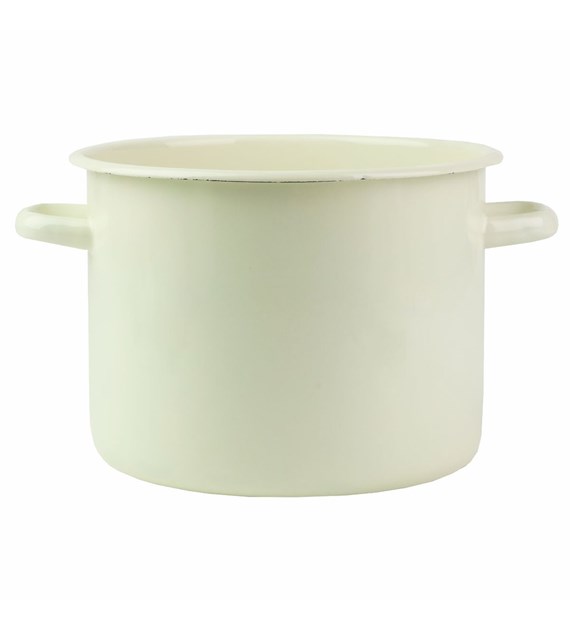 GARNEK EMALIA GŁADKI BEŻOWY B/P 5,5L 22CM  VK-1617