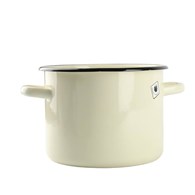 GARNEK EMALIA GŁADKI BEŻOWY B/P 4,5L 20CM  VK-1615